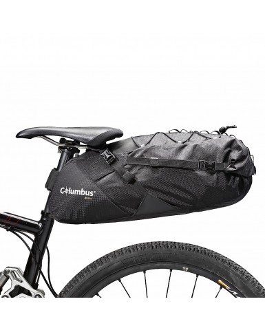 Mochila para sillín de bicicleta y manillar Columbus