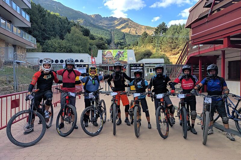 Curso de técnica de MTB con Chus Castellanos en la Pinilla.